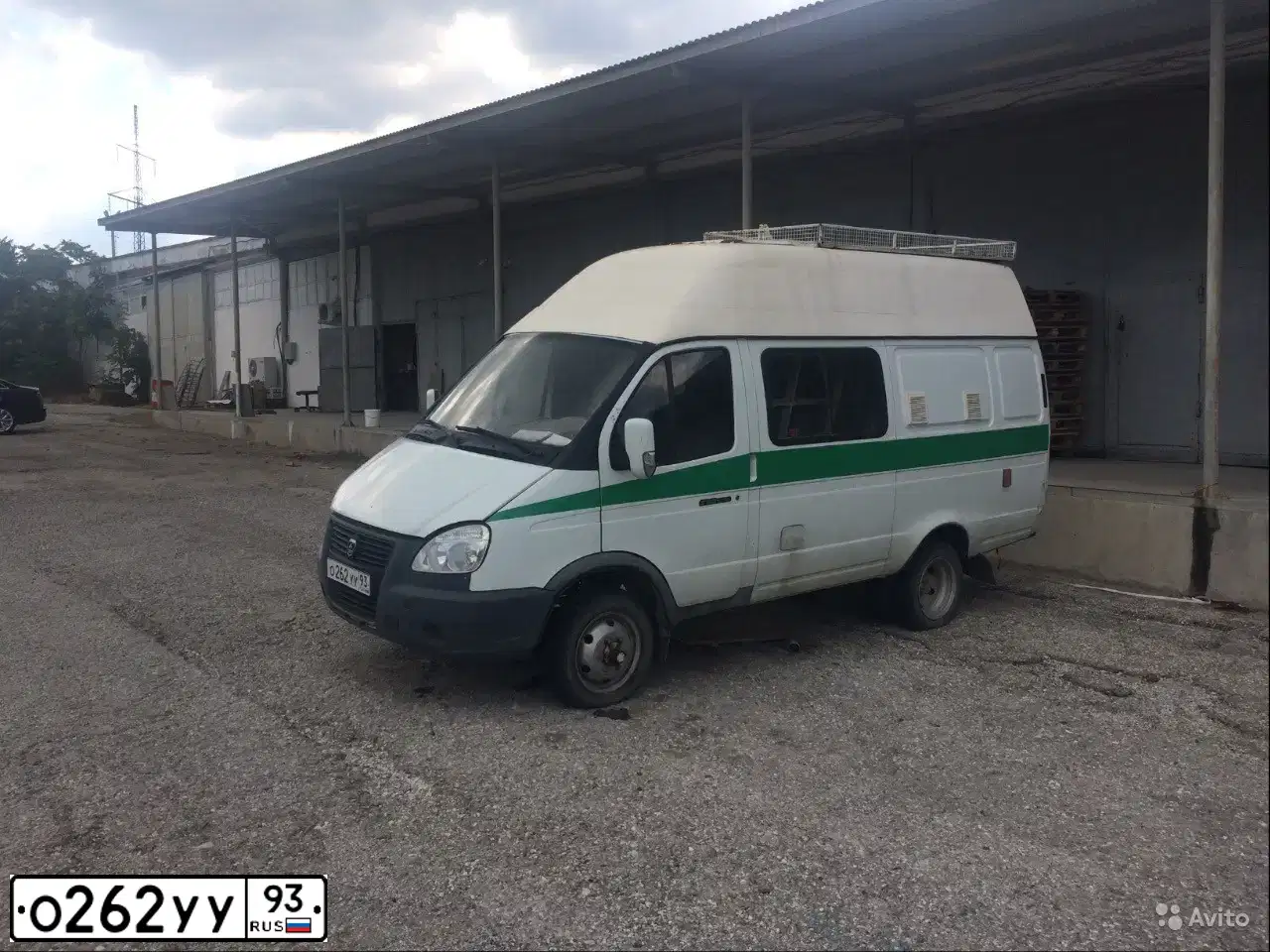 Фото автомобиля GAZ 2705 EL, 2007 — госномер О262УУ93. Цвет: Белый