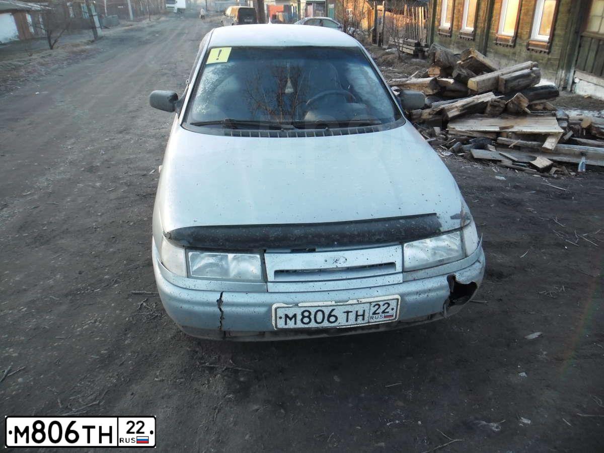 Фото автомобиля LADA 2112, 2001 — госномер М806ТН22. Цвет: Светло-Серо-Голубой
