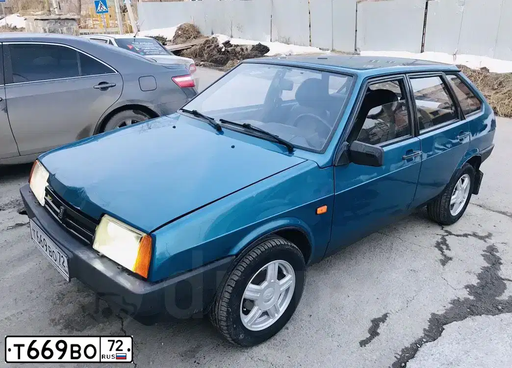 Фото автомобиля LADA 2109 SAMARA, 1997 — госномер Т669ВО72. Цвет: ЗЕЛЕНО-СИНИЙ