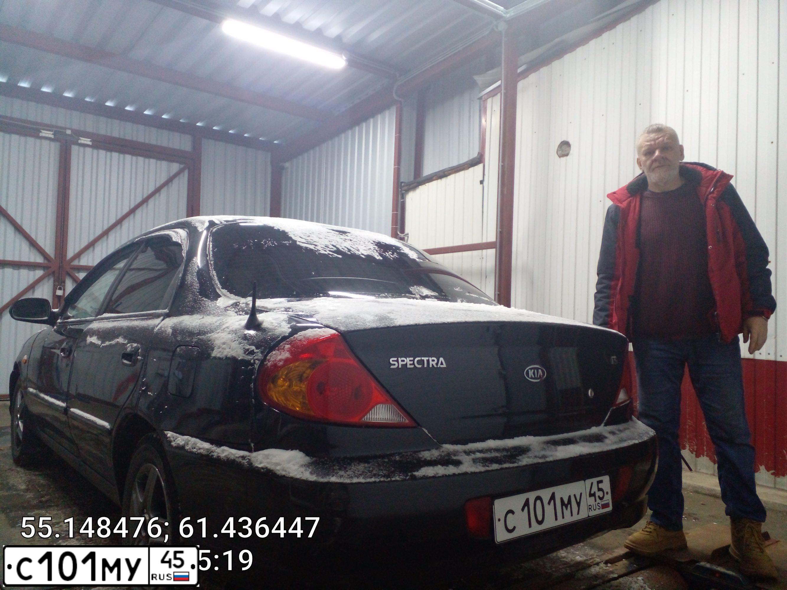 Фото автомобиля KIA SPECTRA, 2006 — госномер Р767ЕН774