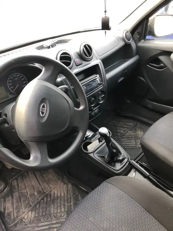 Фото автомобиля LADA 2190 GRANTA, 2013 — госномер К441ТН763. Цвет: Сине-Черный