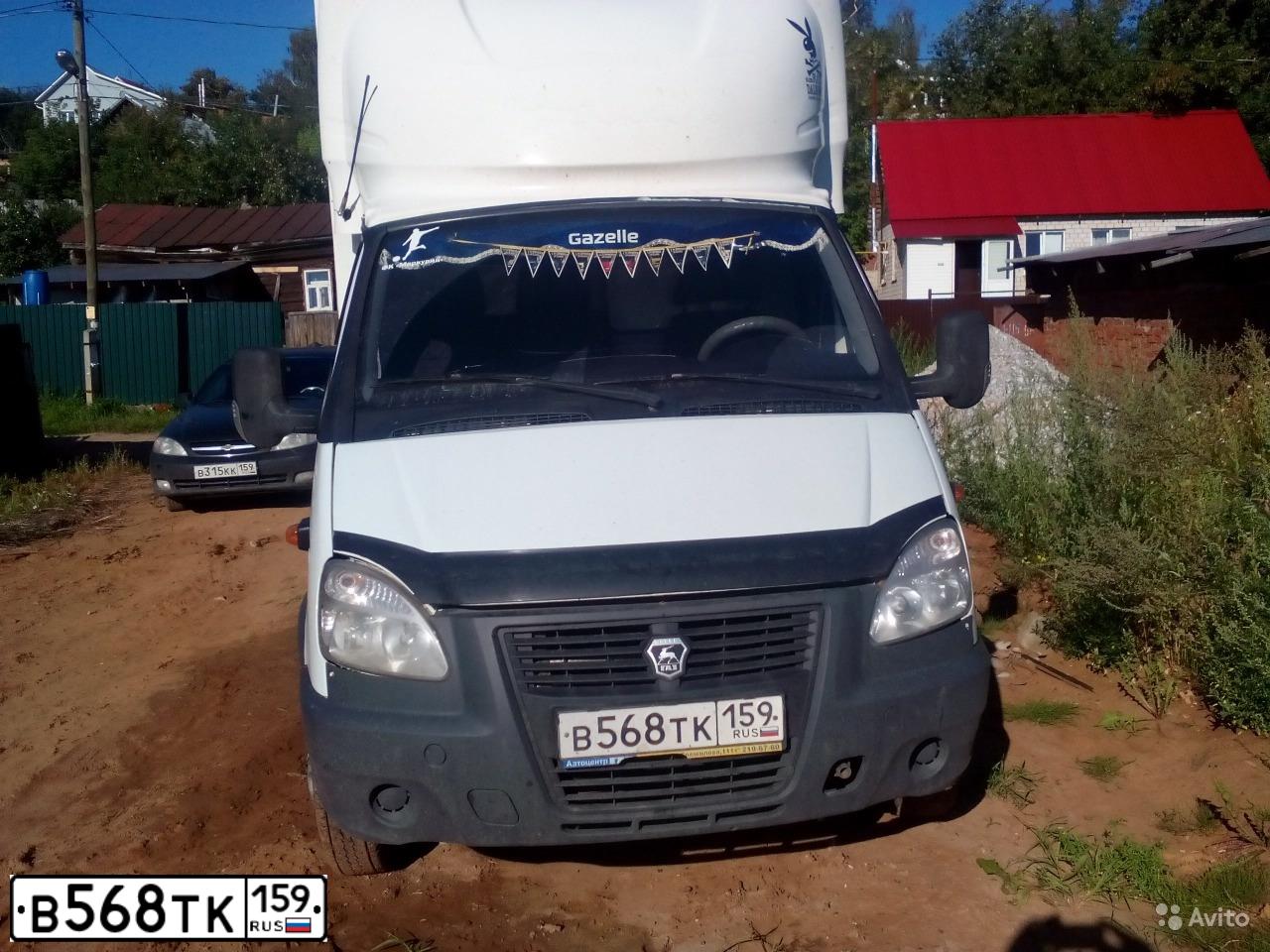 Фото автомобиля GAZ 3302 EL, 2013 — госномер В568ТК159. Цвет: БЕЛЫЙ