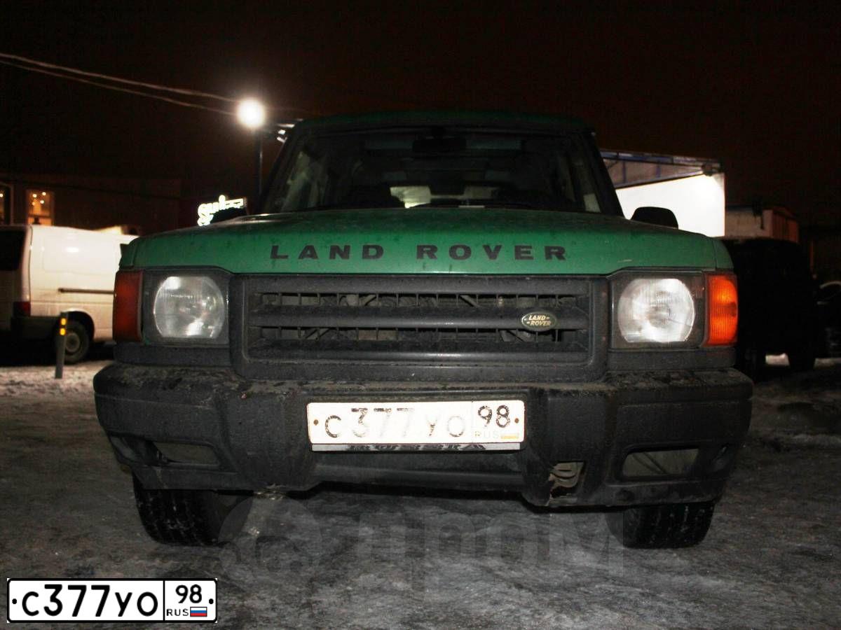 Фото автомобиля LANDROVER DISCOVERY, 1999 — госномер С377УО98. Цвет: ЗЕЛЕНЫЙ