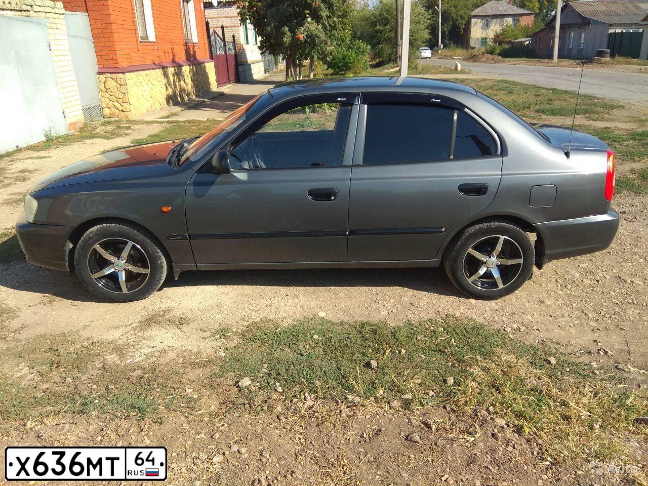 Фото автомобиля HYUNDAI ACCENT, 2006 — госномер Х955АА37. Цвет: СЕРЫЙ