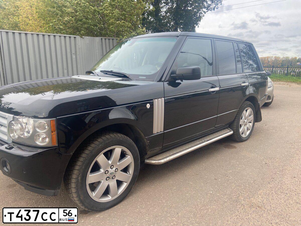 Фото автомобиля LAND ROVER RANGE ROVER, 2007 — госномер Х688ЕТ763. Цвет: ЧЕРНЫЙ