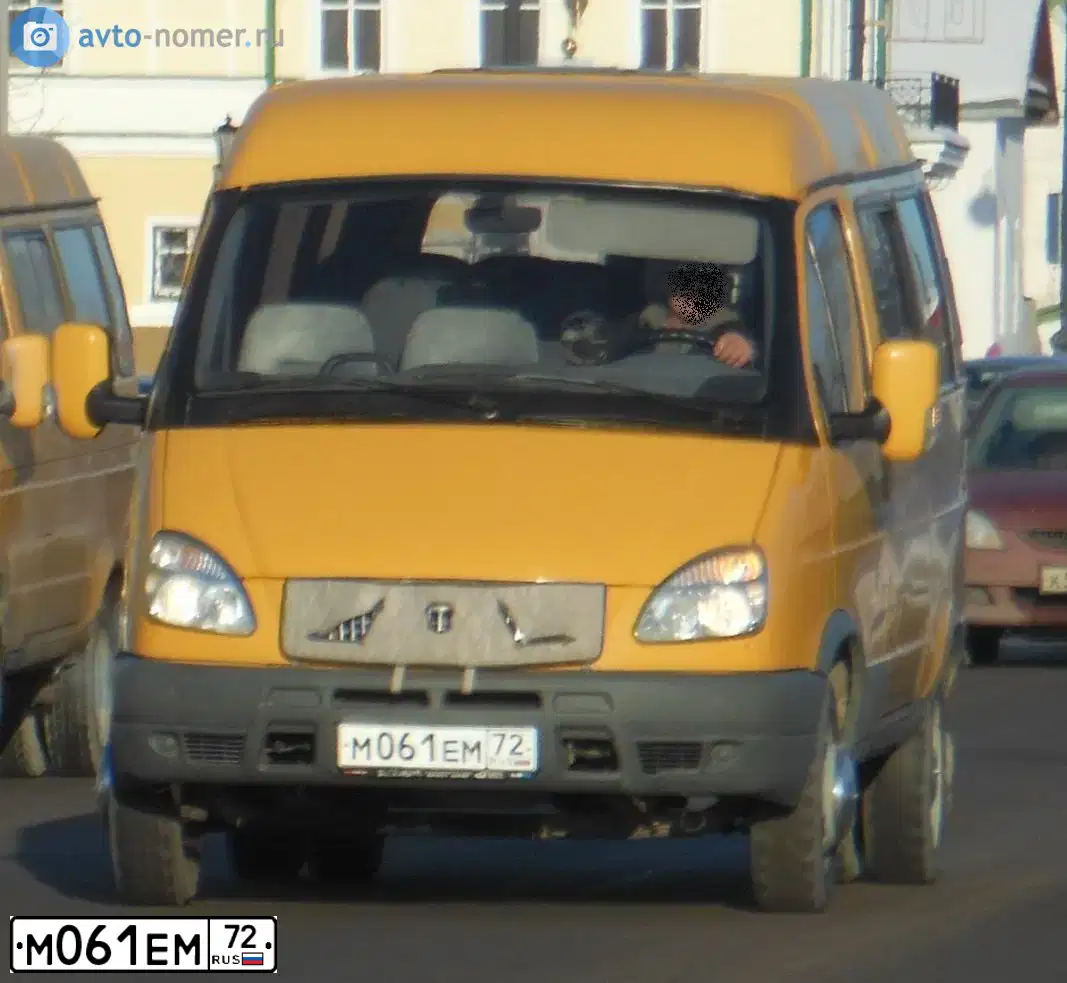 Фото автомобиля ГАЗ 322132, 2006 — госномер Р895КМ72. Цвет: ЖЕЛТЫЙ