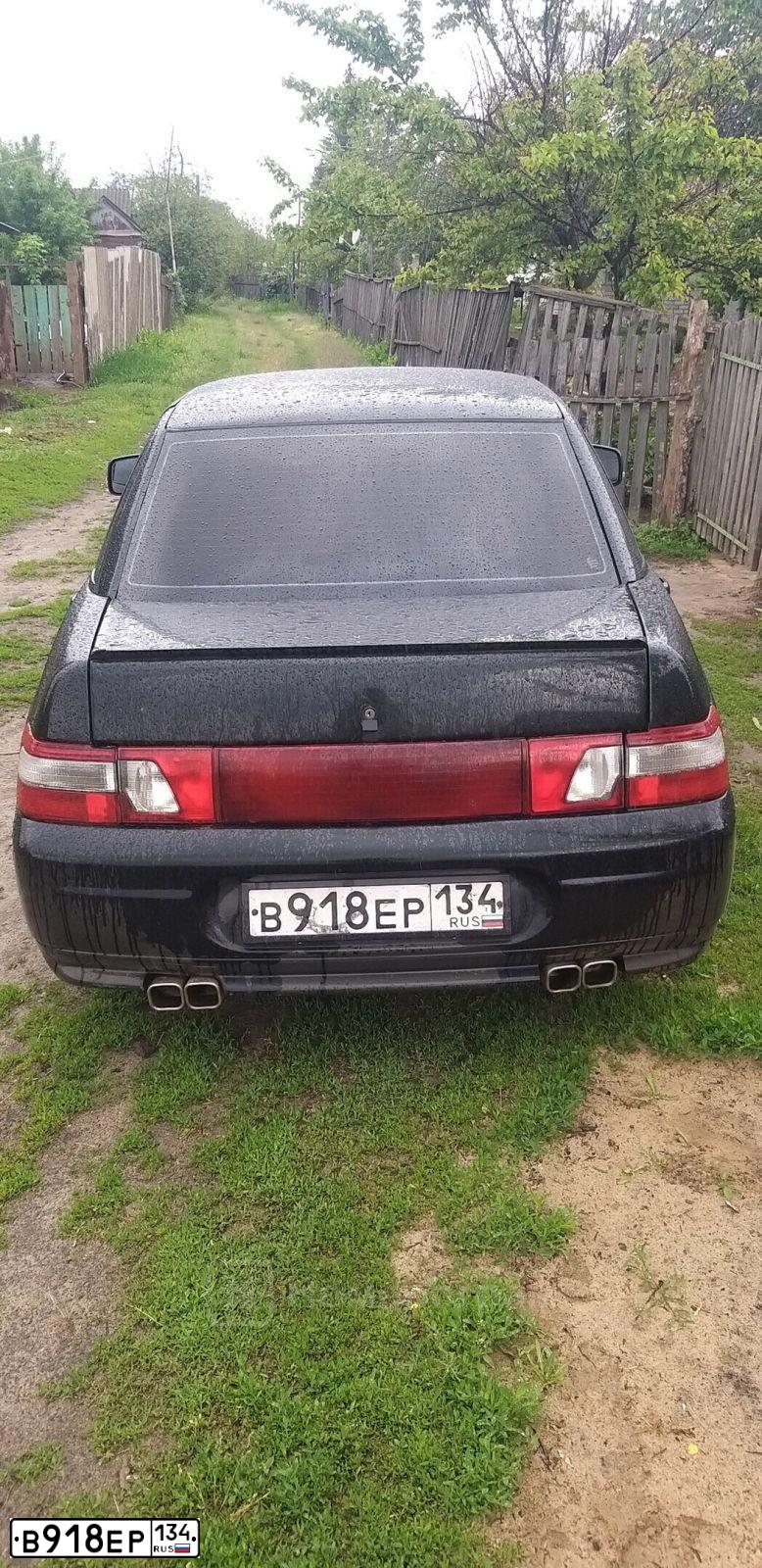 Фото автомобиля LADA 2110, 1999 — госномер К179МС34. Цвет: ЧЕРНЫЙ