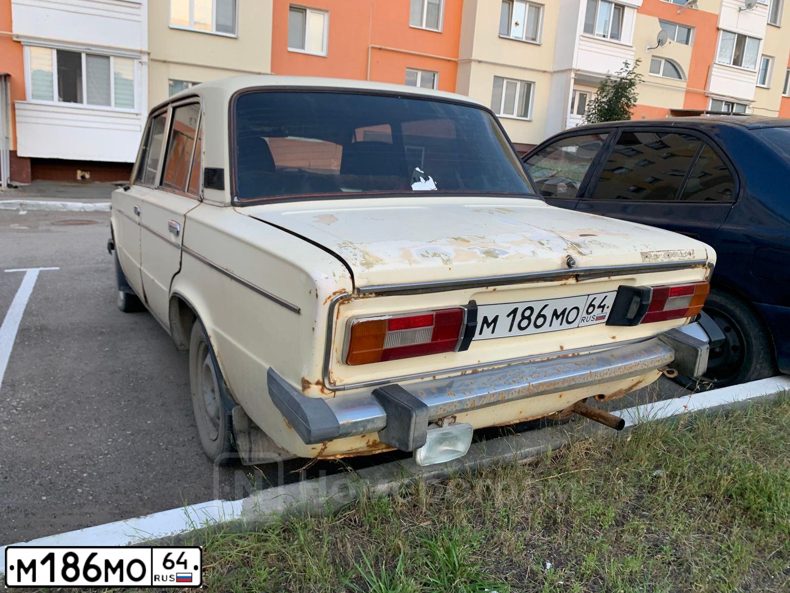 Фото автомобиля LADA 2106, 1988 — госномер М186МО64. Цвет: СВЕТЛО ЖЕЛТЫЙ