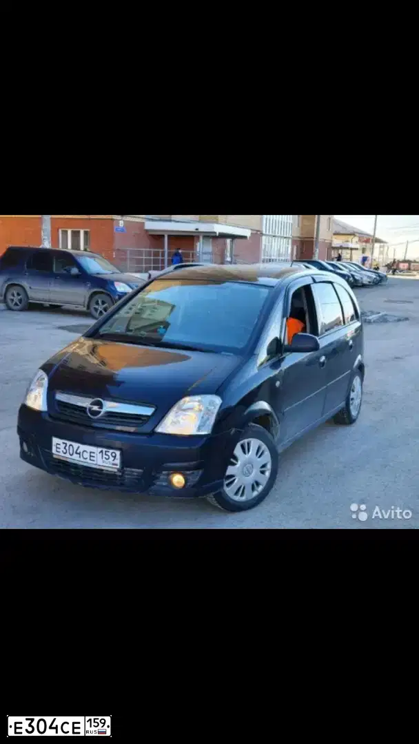 Фото автомобиля OPEL MERIVA, 2008 — госномер М340СМ159. Цвет: ЧЕРНЫЙ