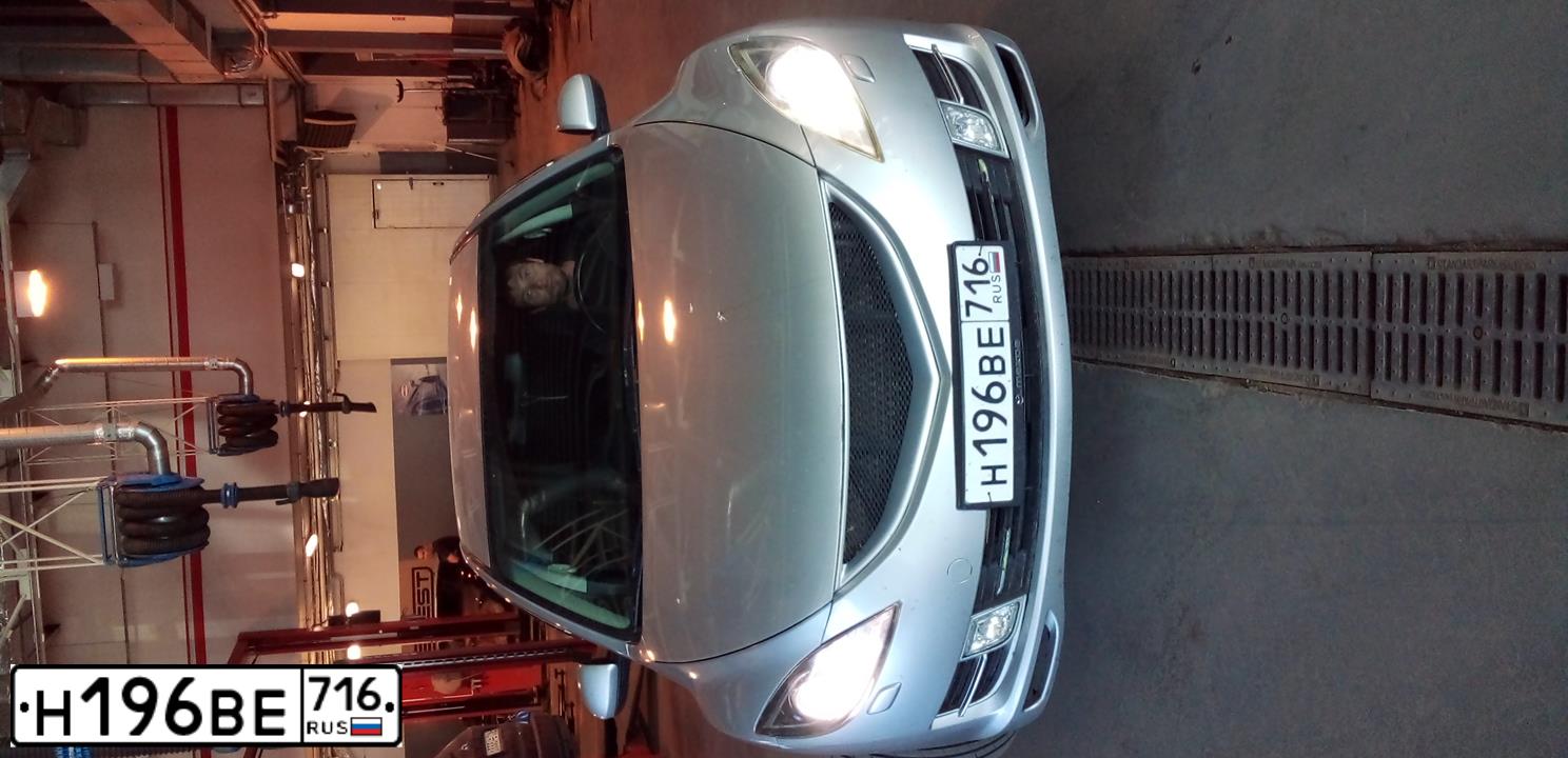 Фото автомобиля MAZDA 6, 2007 — госномер Н196ВЕ716. Цвет: серебристый