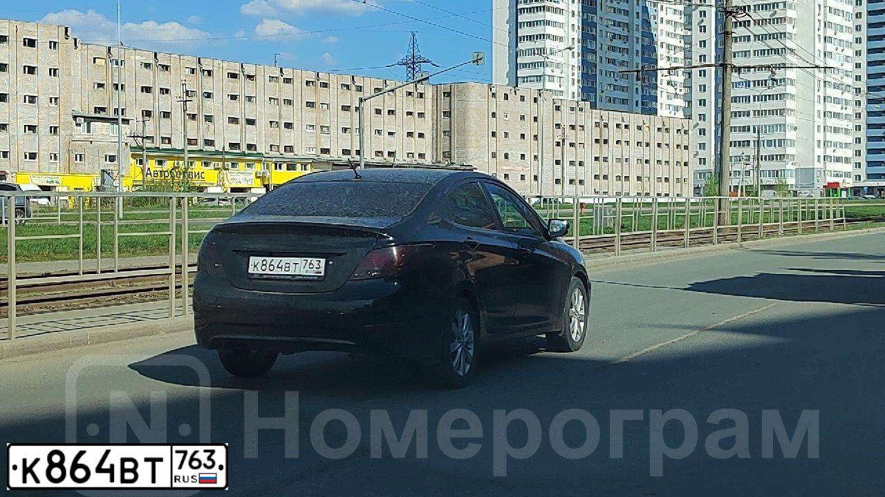 Фото автомобиля HYUNDAI SOLARIS, 2011 — госномер Х911АА163. Цвет: ЧЕРНЫЙ