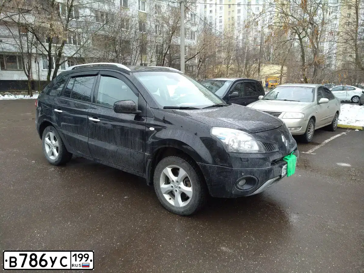 Фото автомобиля KIA RIO, 2009 — госномер Е787ТА33. Цвет: ЧЕРНЫЙ