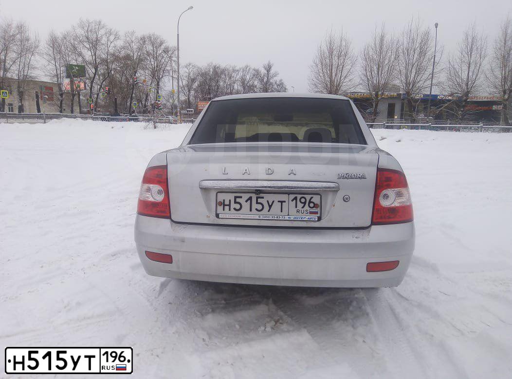 Фото автомобиля LADA 2170 PRIORA, 2010 — госномер С745АР196. Цвет: СВЕТЛО СЕРЫЙ