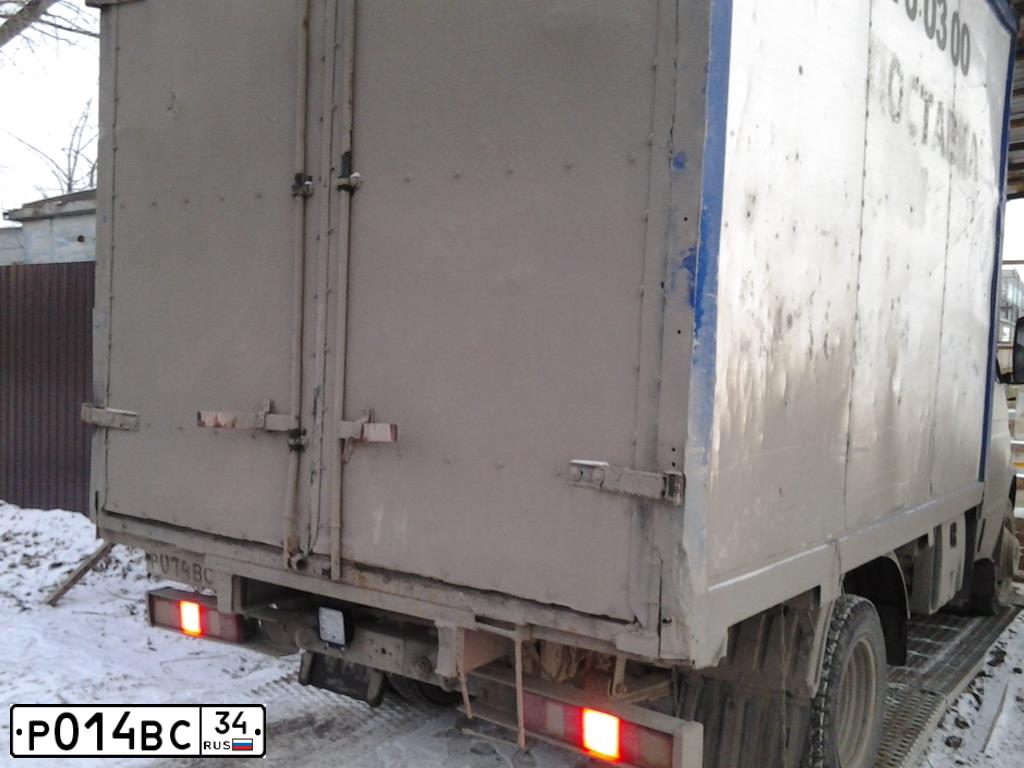 Фото автомобиля GAZ 3302 EL, 2002 — госномер Р014ВС34. Цвет: БЕЛЫЙ