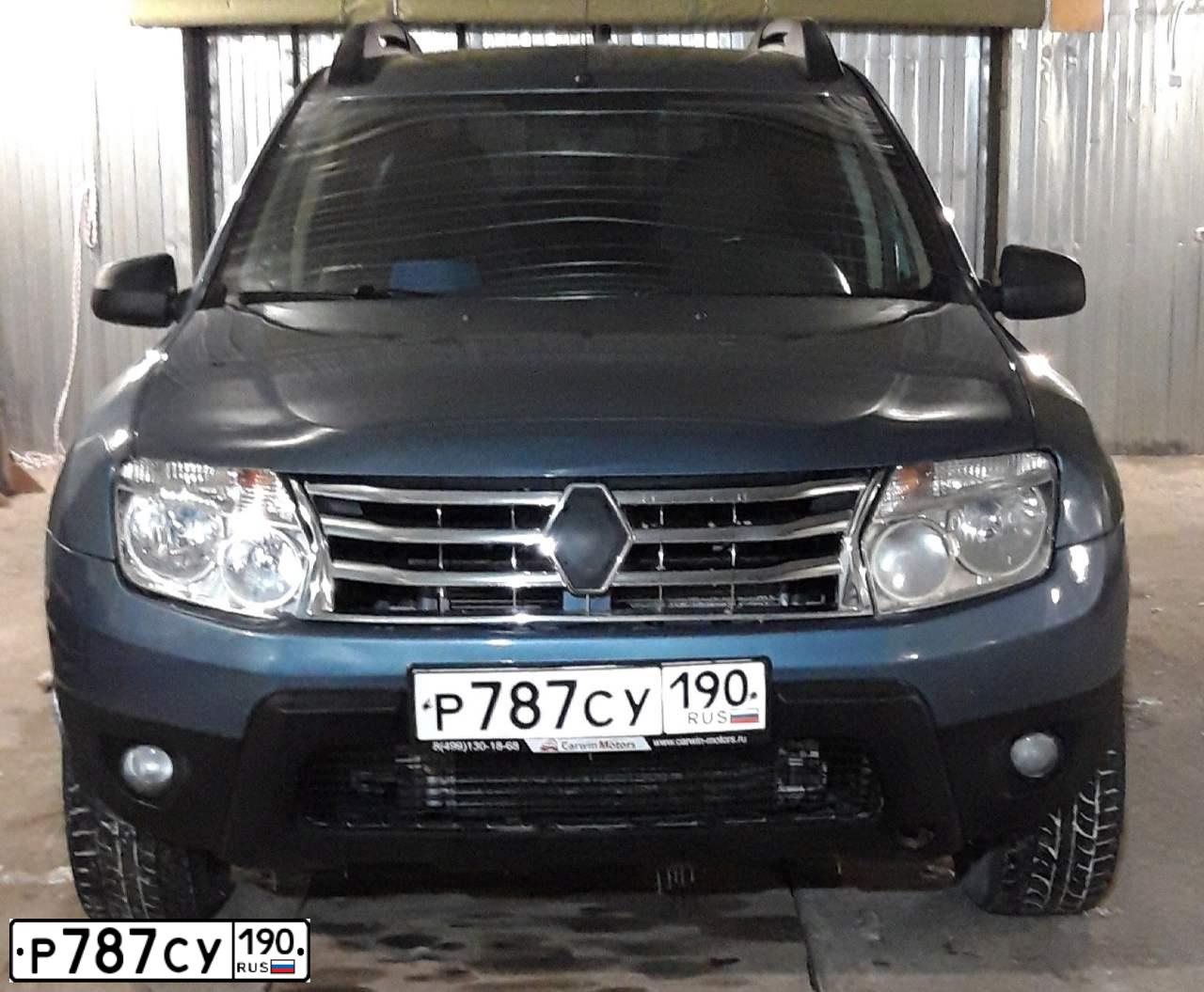 Фото автомобиля RENAULT DUSTER, 2012 — госномер М832МС154. Цвет: синий