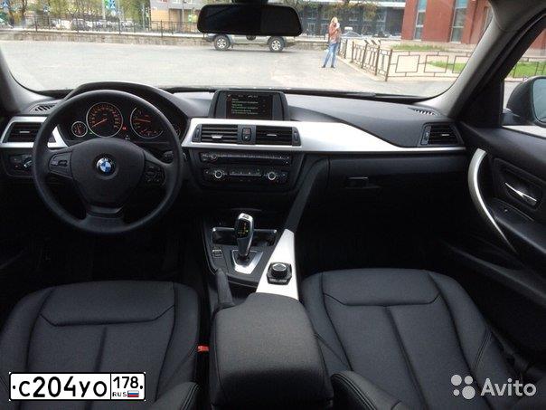 Фото автомобиля BMW SERIE 3, 2014 — госномер С204УО178. Цвет: ЧЕРНЫЙ