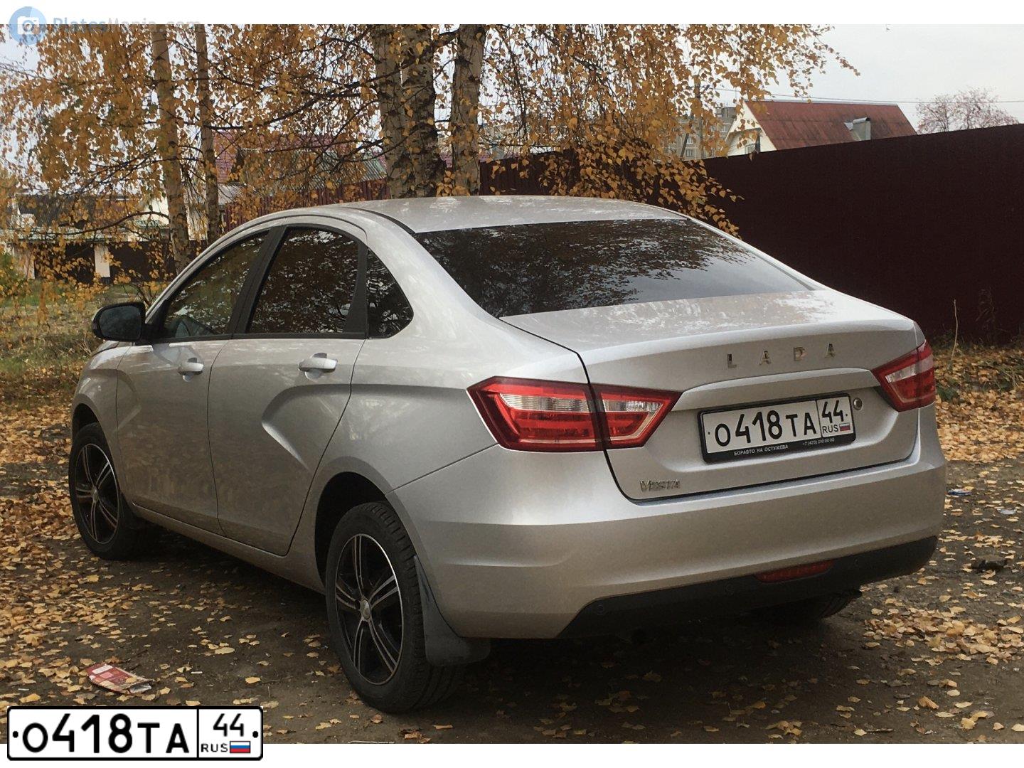 Фото автомобиля LADA VESTA, 2016 — госномер В883НО37. Цвет: СЕРЫЙ