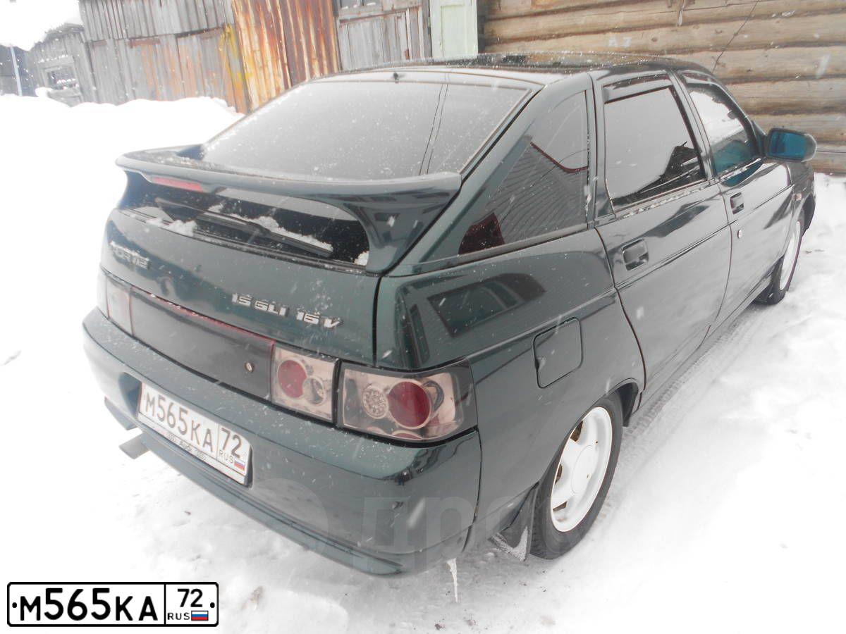 Фото автомобиля LADA 2112, 2004 — госномер М565КА72. Цвет: Темно-зеленый