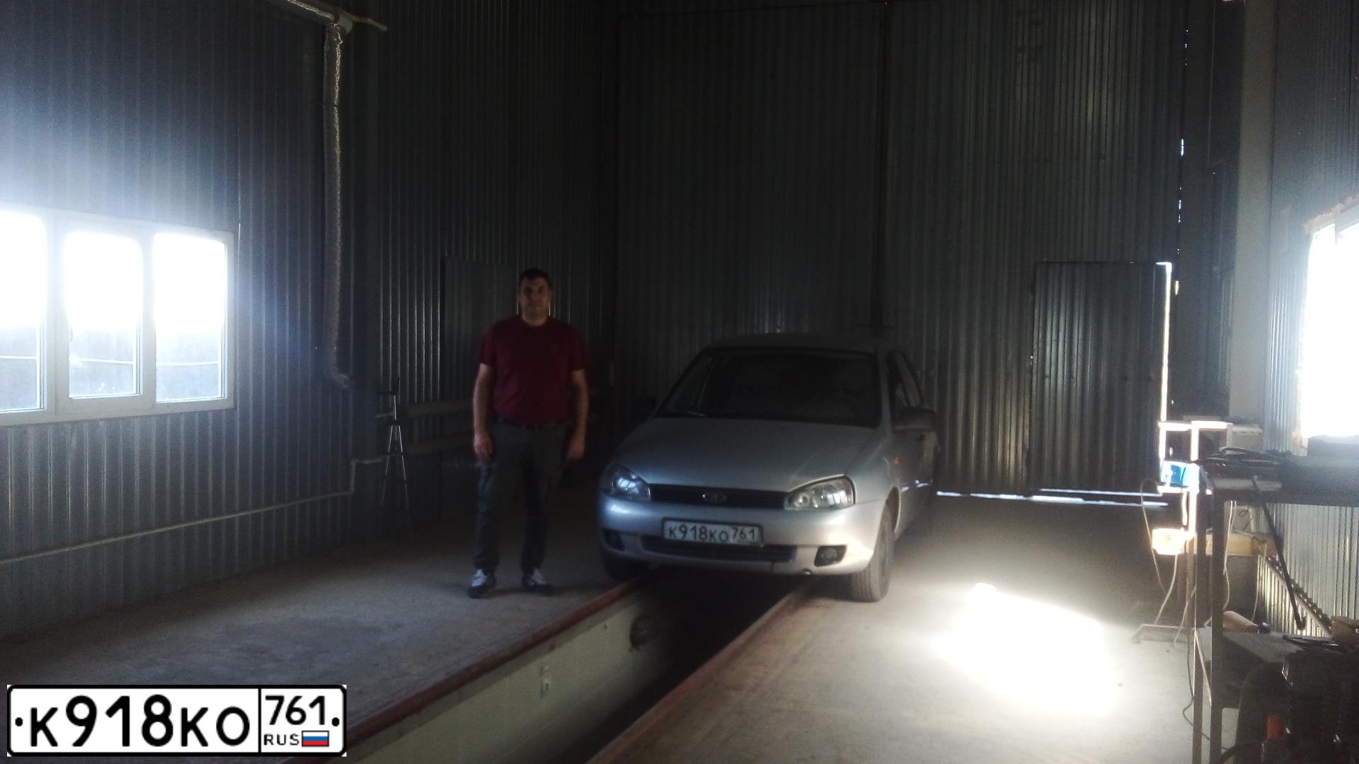 Фото автомобиля LADA 1119 KALINA, 2009 — госномер К918КО761. Цвет: СЕРЕБРИСТЫЙ