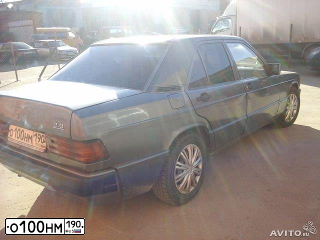 Фото автомобиля MERCEDES C-KLASSE, 1991 — госномер Н125ХЕ77. Цвет: СЕРЫЙ