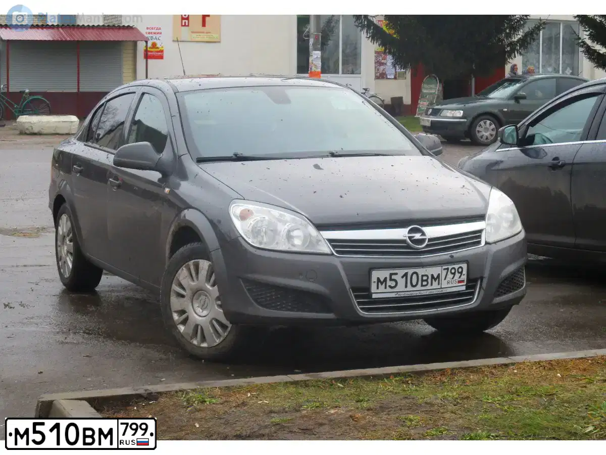 Фото автомобиля OPEL ASTRA, 2010 — госномер Х488КН197. Цвет: ТЕМНО-СЕРЫЙ