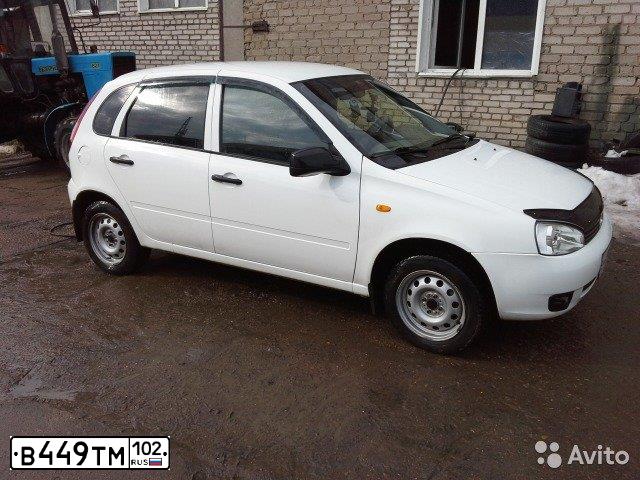 Фото автомобиля LADA 1119 KALINA, 2011 — госномер В449ТМ102. Цвет: Белый