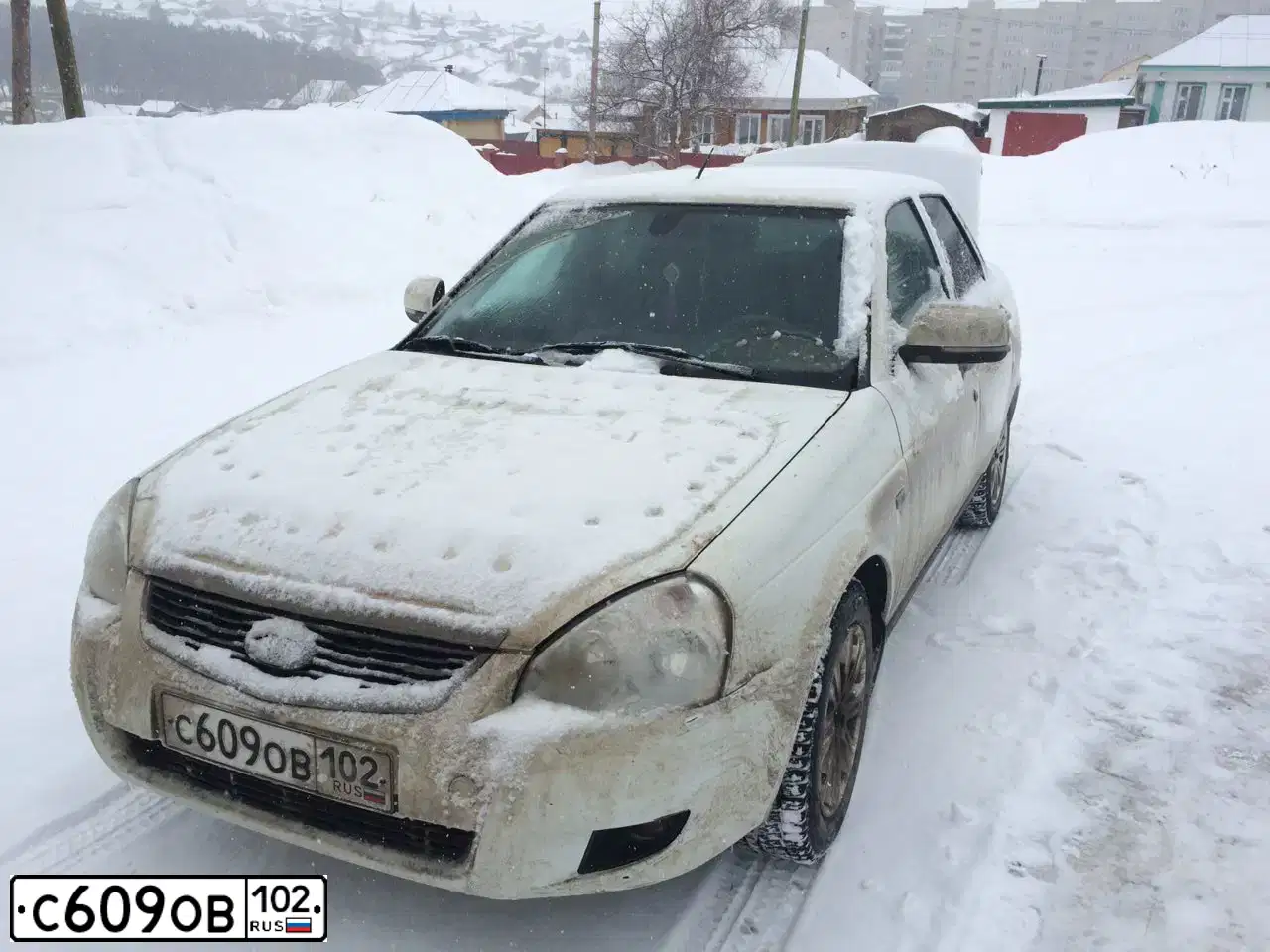 Фото автомобиля LADA 2170 PRIORA, 2015 — госномер С890НХ05. Цвет: Белый