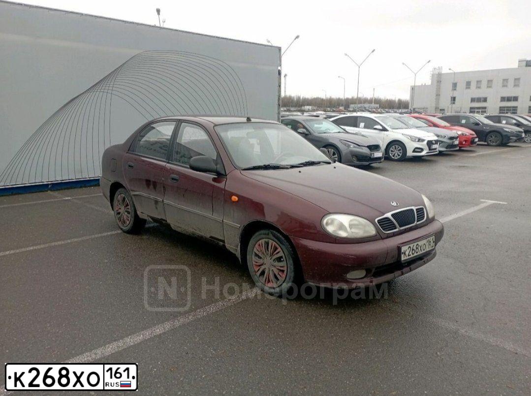 Фото автомобиля ZAZ CHANCE, 2011 — госномер В369ВР181. Цвет: БОРДОВЫЙ