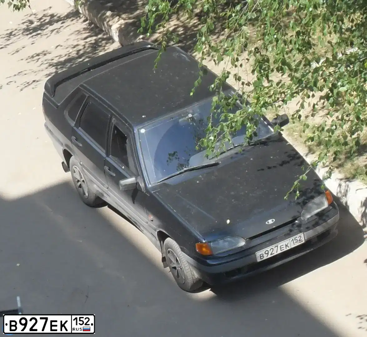 Фото автомобиля LADA 2115 SAMARA, 2005 — госномер Х336ЕТ152. Цвет: ЧЕРНЫЙ