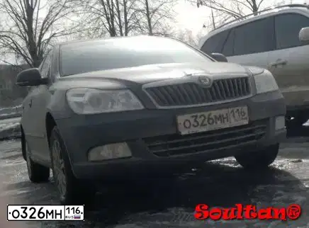Фото автомобиля SKODA OCTAVIA, 2011 — госномер Е844ТУ716. Цвет: ЧЕРНЫЙ