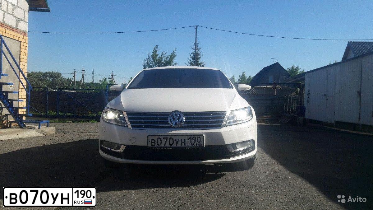 Фото автомобиля VOLKSWAGEN CC, 2012 — госномер Х644МС136. Цвет: Белый