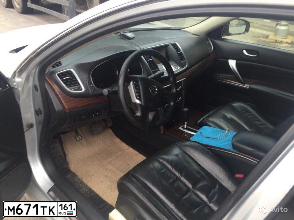 Фото автомобиля NISSAN TEANA, 2010 — госномер М671ТК161. Цвет: СЕРЕБРИСТЫЙ