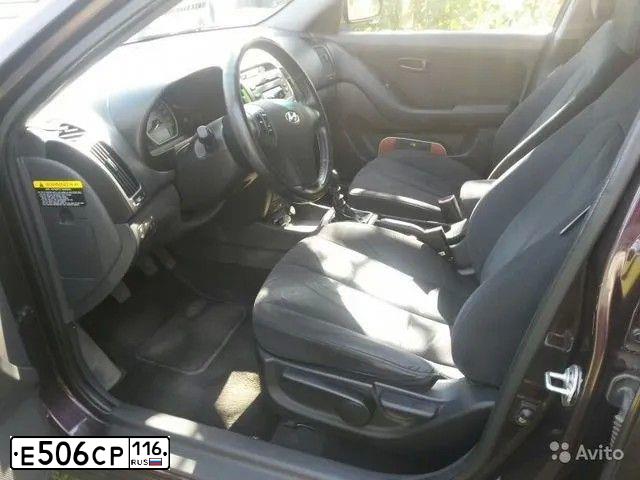 Фото автомобиля HYUNDAI ELANTRA, 2007 — госномер Е506СР116. Цвет: ВИШНЕВЫЙ