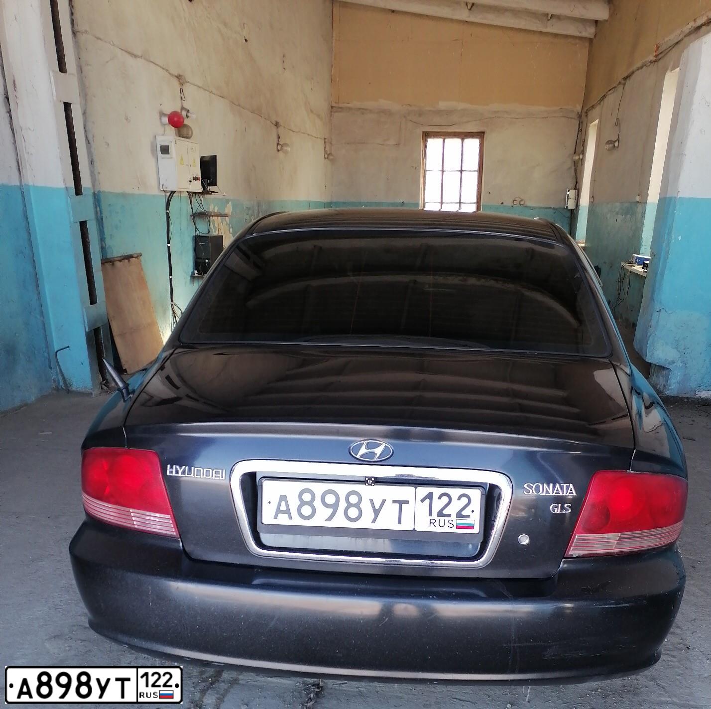Фото автомобиля TAGAZ SONATA, 2005 — госномер О736УТ11. Цвет: ЧЕРНЫЙ