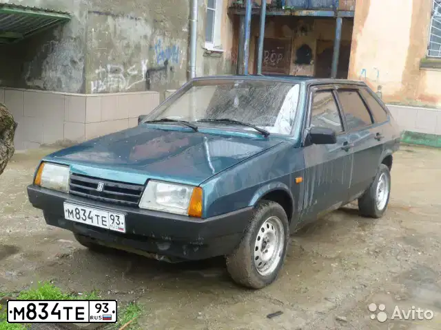 Фото автомобиля LADA 2109 SAMARA, 2002 — госномер Н413НВ01. Цвет: ЧЕРНЫЙ