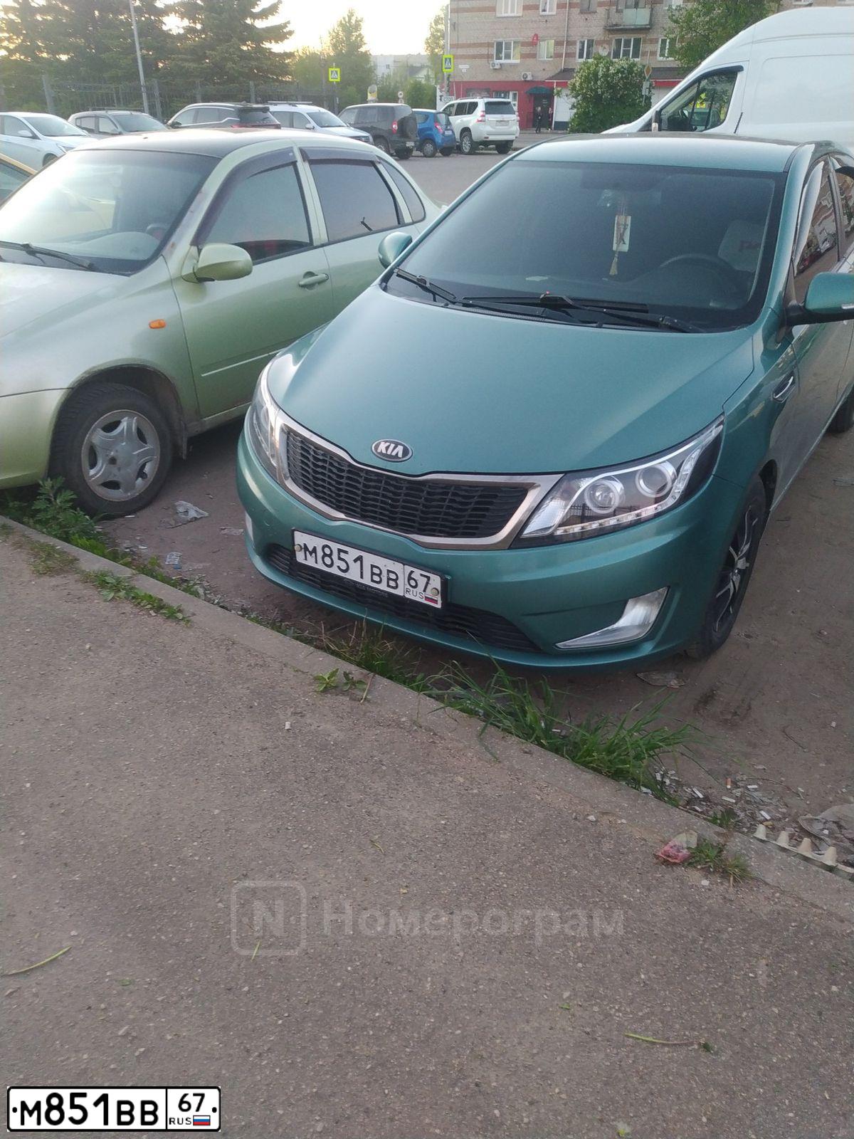 Фото автомобиля KIA RIO, 2012 — госномер С664РР40