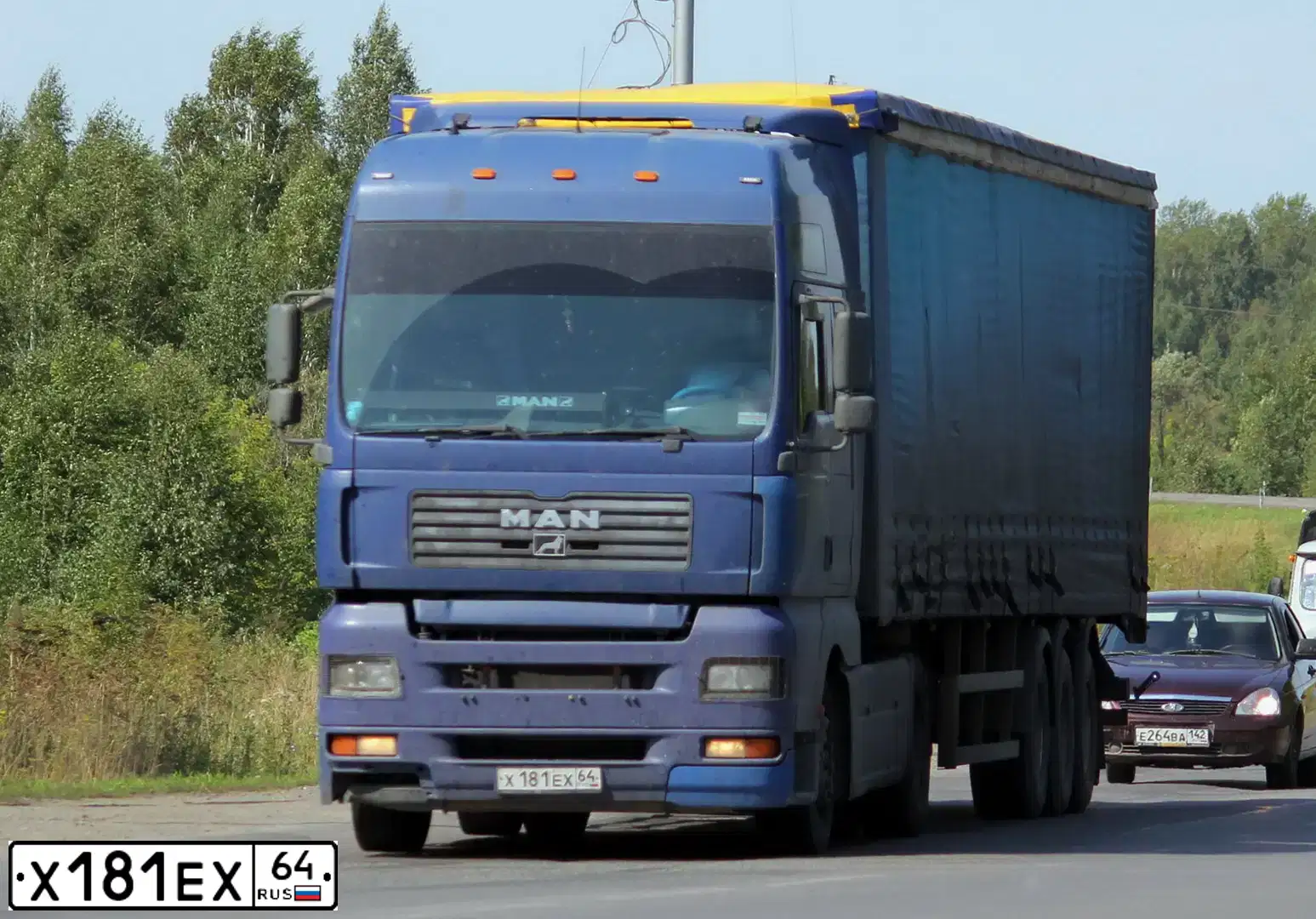 Фото автомобиля MAN TGA 18.XXX /4X2/, 2001 — госномер Х181ЕХ64