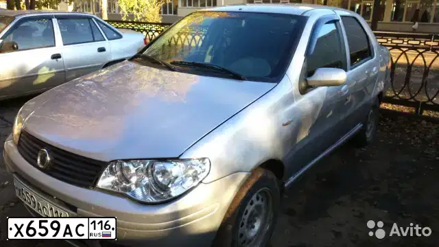 Фото автомобиля FIAT ALBEA, 2008 — госномер Х659АС116. Цвет: СЕРЫЙ СТАЛЬНОЙ