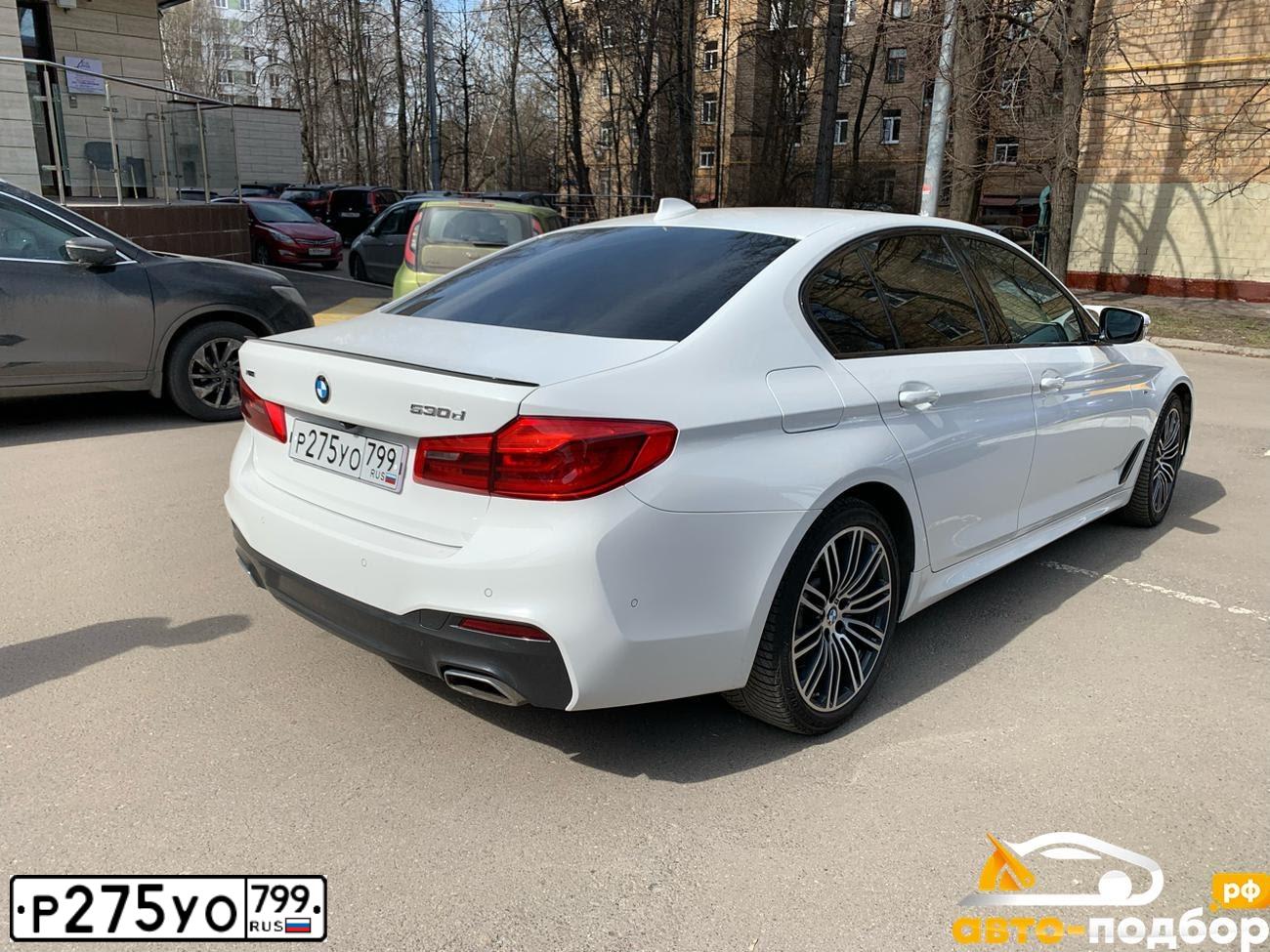 Фото автомобиля BMW 530D, 2020 — госномер Х021НН31