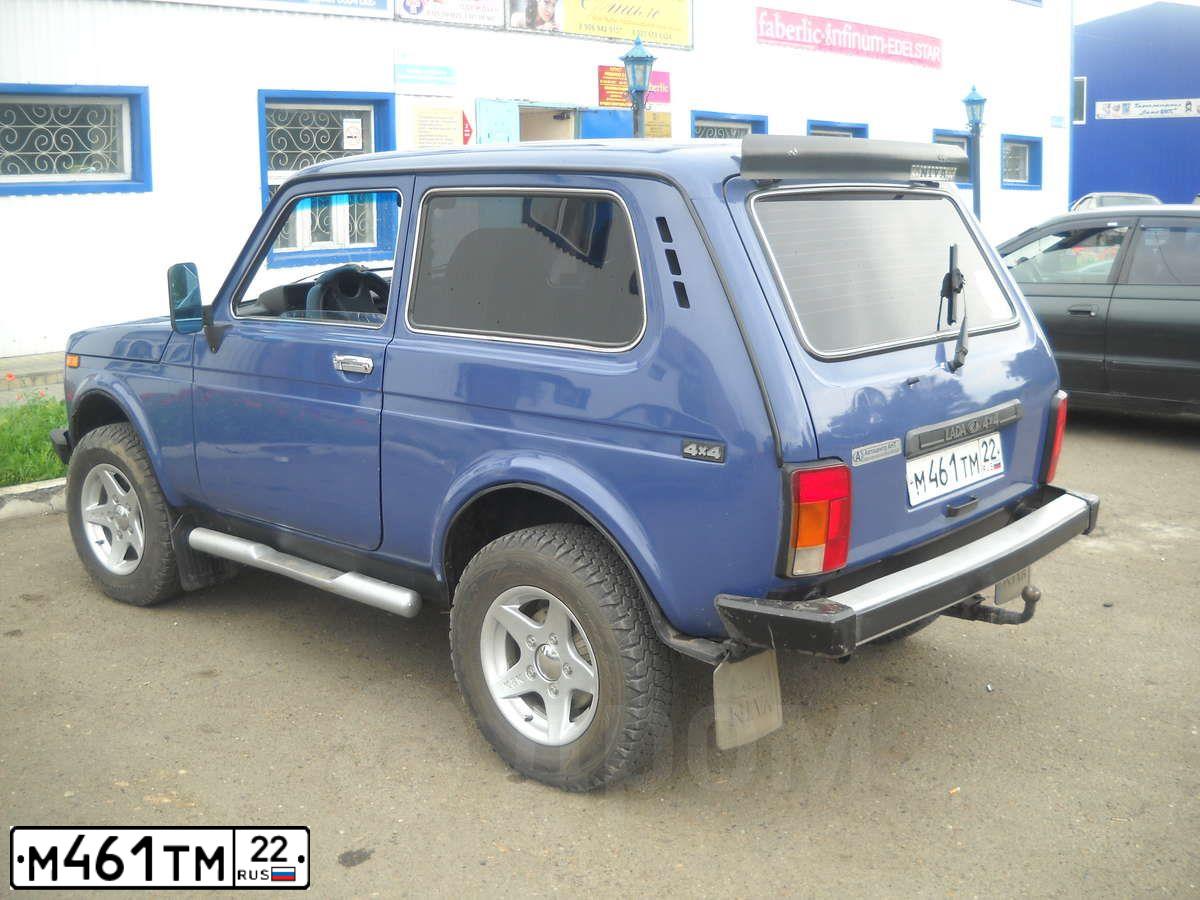 Фото автомобиля LADA 2121 NIVA, 2007 — госномер М461ТМ22. Цвет: СИНИЙ