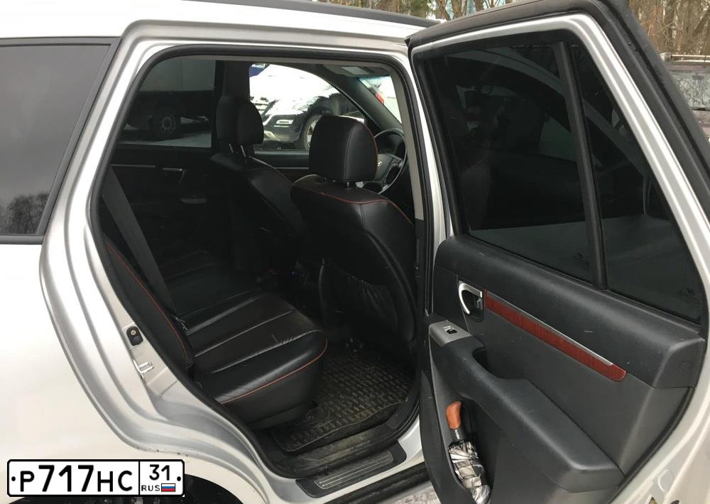 Фото автомобиля HYUNDAI SANTA FE, 2008 — госномер Т933ЕТ799. Цвет: СЕРЕБРИСТЫЙ