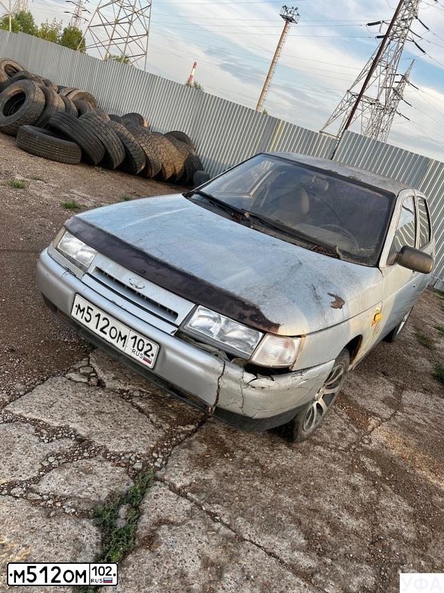 Фото автомобиля LADA 2112, 2005 — госномер М512ОМ102. Цвет: СЕРЕБРИСТО-ЖЕЛТЫЙ