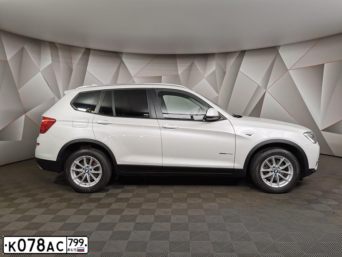 Фото автомобиля BMW X3, 2017 — госномер К078АС799. Цвет: БЕЛЫЙ МЕТАЛЛИК
