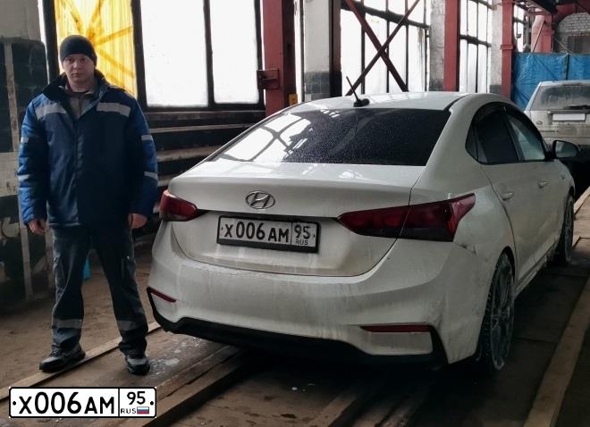 Фото автомобиля HYUNDAI SOLARIS, 2017 — госномер К779УУ95