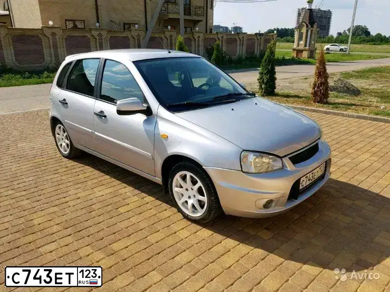 Фото автомобиля LADA 1119 KALINA, 2012 — госномер Р062АК193. Цвет: СЕРЕБРИСТЫЙ