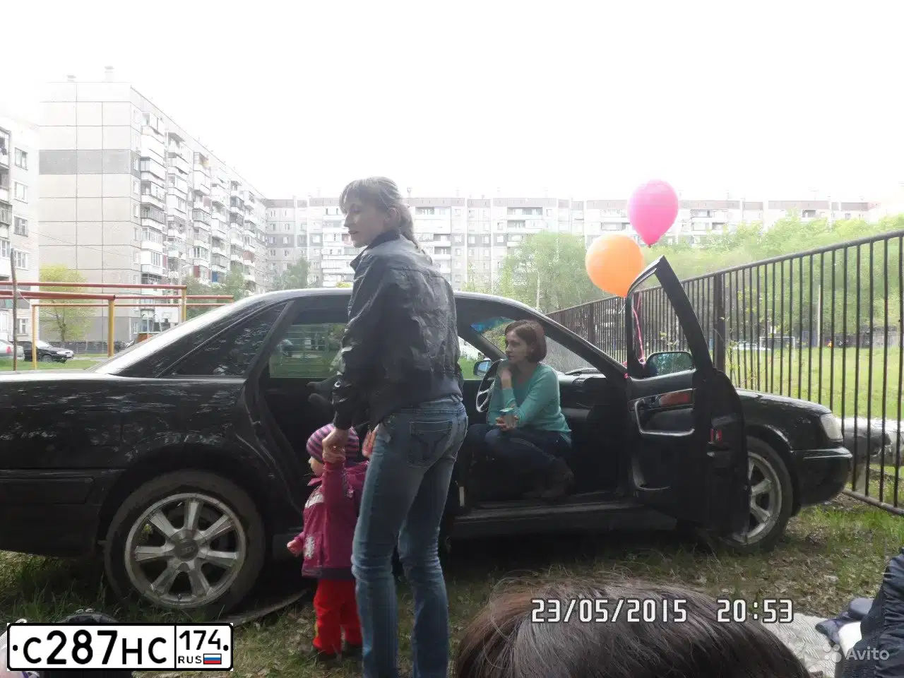Фото автомобиля AUDI 100, 1993 — госномер С287НС174. Цвет: ЧЕРНЫЙ