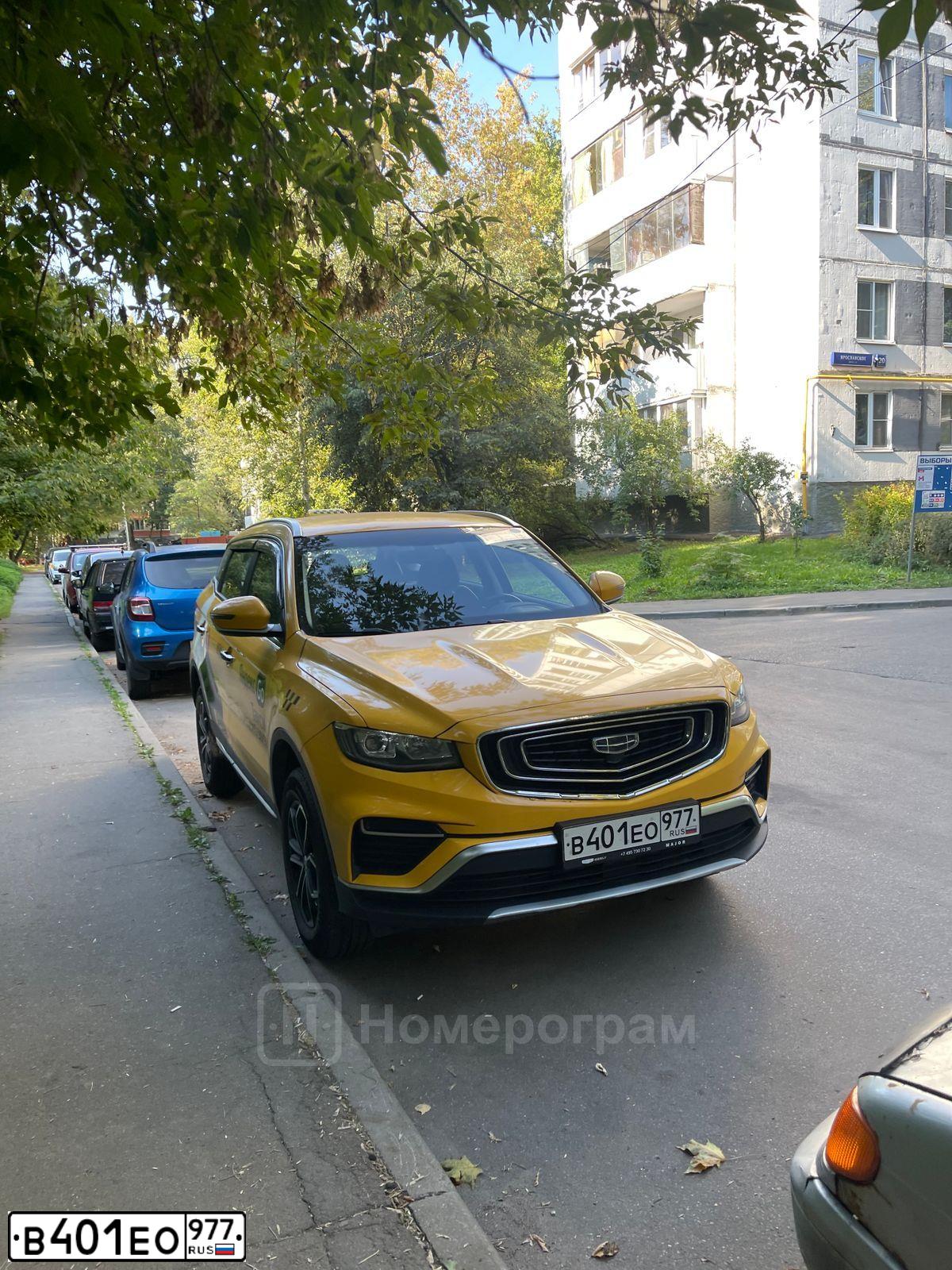 Фото автомобиля GEELY ATLAS PRO, 2023 — госномер В401ЕО977