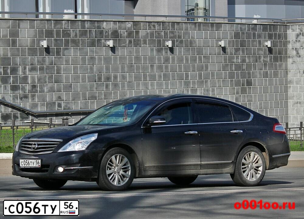 Фото автомобиля NISSAN TEANA, 2012 — госномер Е679СУ156. Цвет: ЧЕРНЫЙ