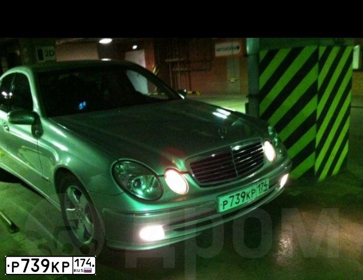 Фото автомобиля MERCEDES-BENZ E-CLASS, 2003 — госномер О293МВ154. Цвет: БЕЛЫЙ (СЕРЕБРИСТЫЙ)