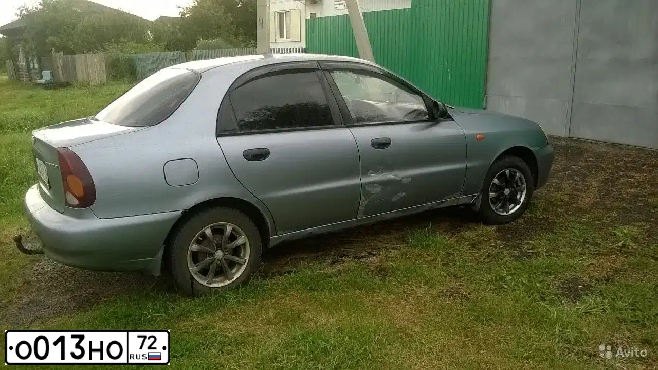 Фото автомобиля ZAZ LANOS, 2006 — госномер О013НО72. Цвет: Серебристый